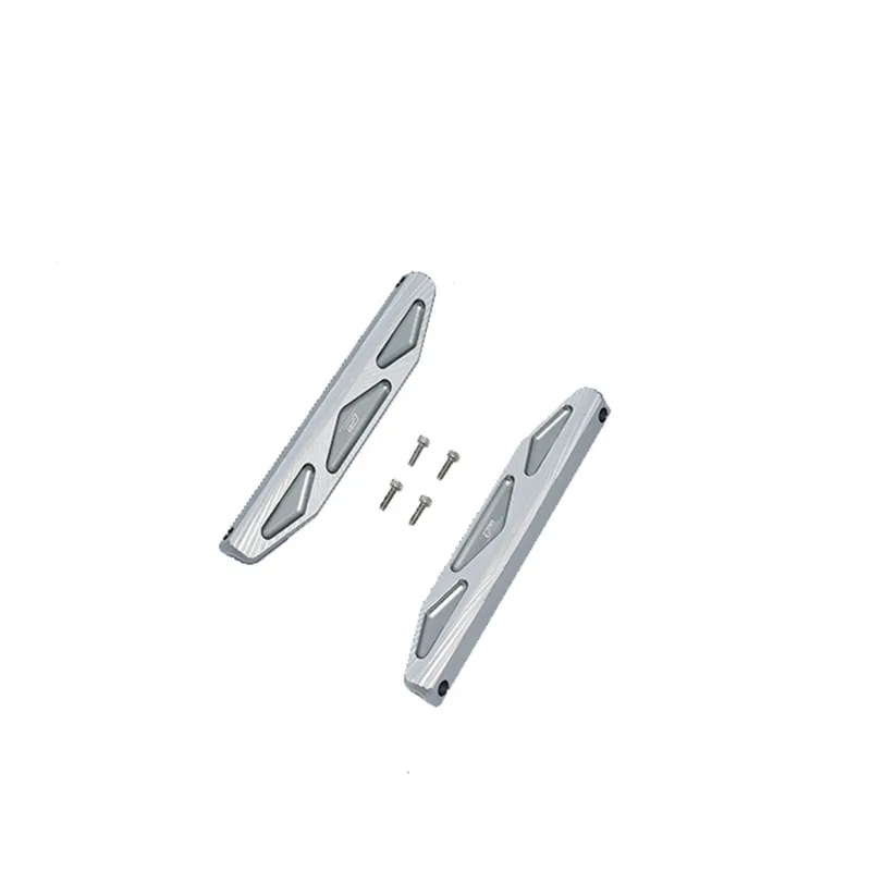 

Aluminum alloy left and right outer wing guards GPM For TRAXXAS-1/10 4WD HOSS 4X4 VXL (silver edge A)