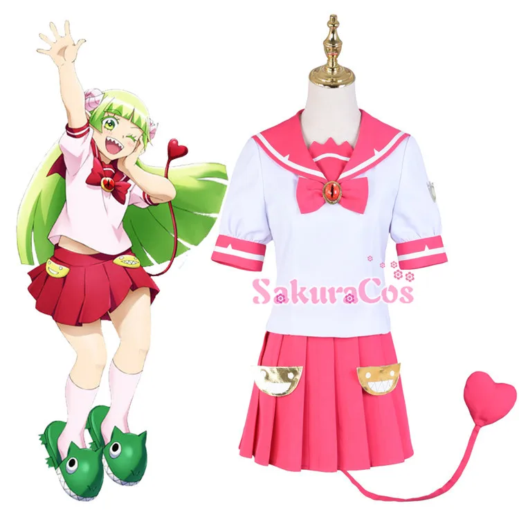 

[STOCK] Anime Mairimashita Iruma-kun Clara Valac Lovely Uniform School Outfit Cosplay Costume Unisex Halloween FreeShipping 2020