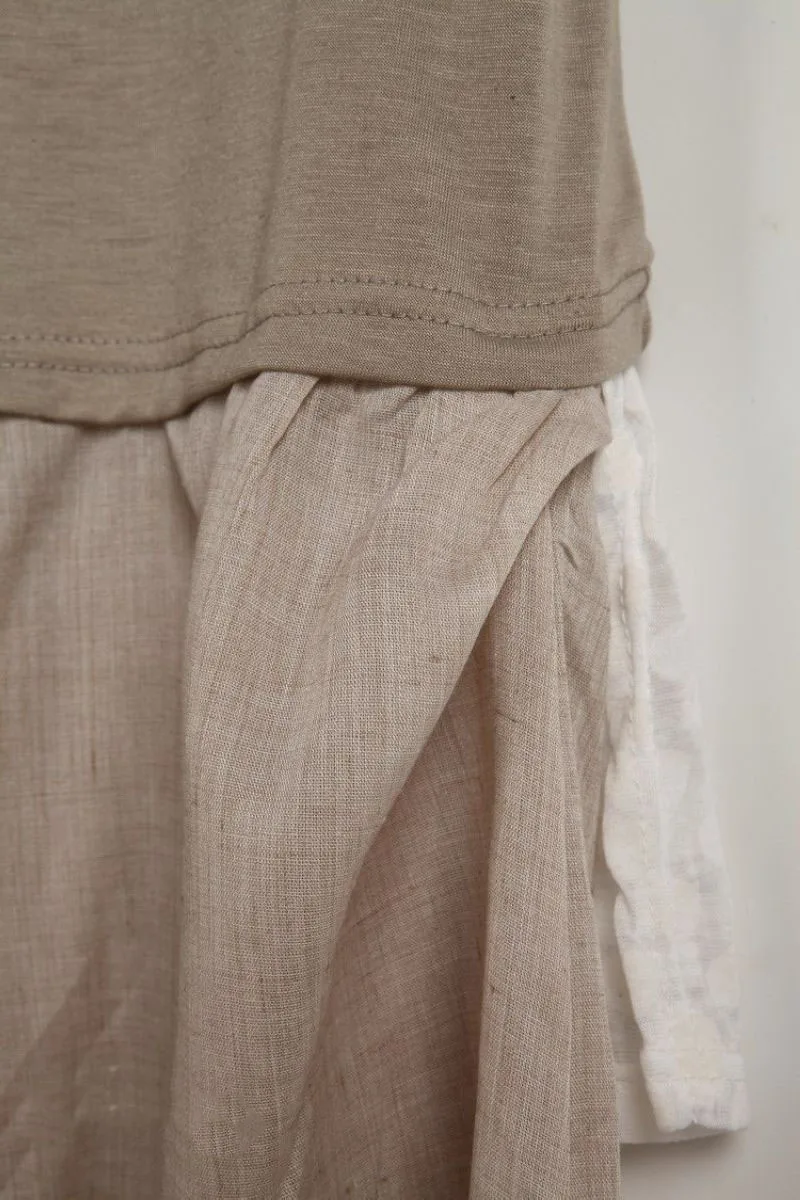 Женское асимметричное платье на бретельках повседневное Кружевное платье-майка