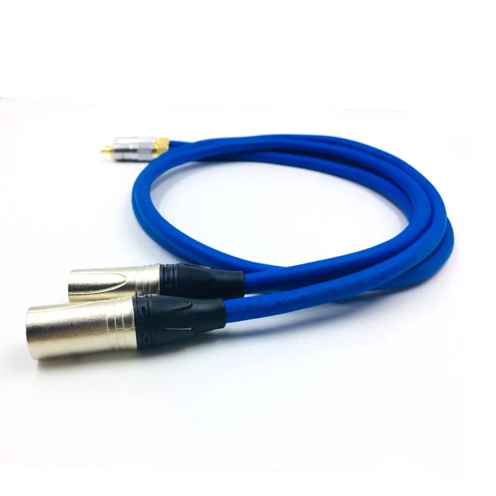 Hifi аудио XLR штекер RCA Мужской кабель двойной 3 Pin | Электроника