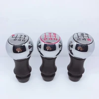 5 speed 6 speed alloy mt gear shift knob for peugeot 106 206 207 306 307 407 408 508 807 aluminum alloy red