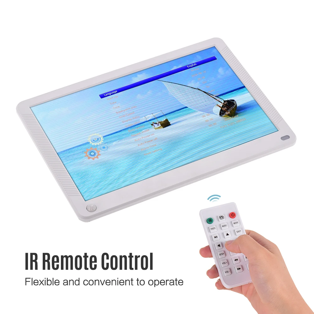 Andoer P101 10 дюймов светодиодный цифровая фоторамка IPS настольные электронные альбом