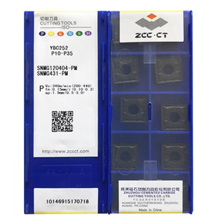

ZCC.CT SNMG120404-PM YBC251 YBC252/SNMG120408-PM YBC251 YBC252/SNMG120412-PM YBC251 YBC252 Original factory CNC carbide insert