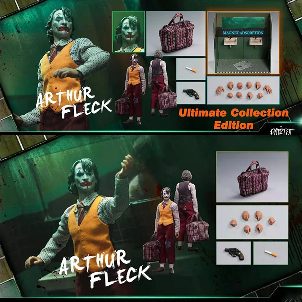 

Patriot 1/12 Joker Arthur Fleck Figure Model 6'' Full Set Male Clown Action Doll Toys Pre-sale Item