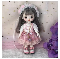 16cm glass eyes blyth doll joint body fashion girl dolls bjd doll full set jointed doll children toys for girl birthday gift