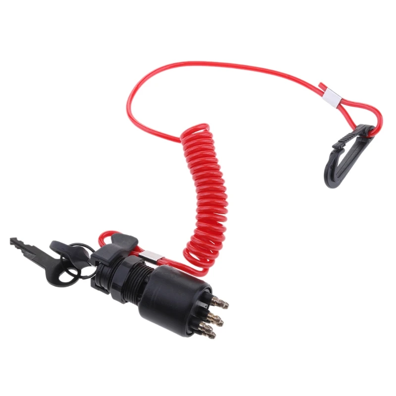 Ключ зажигания предохранительный шнур замок в сборе для рхв BRP 1996 Up Johnson evinгруб