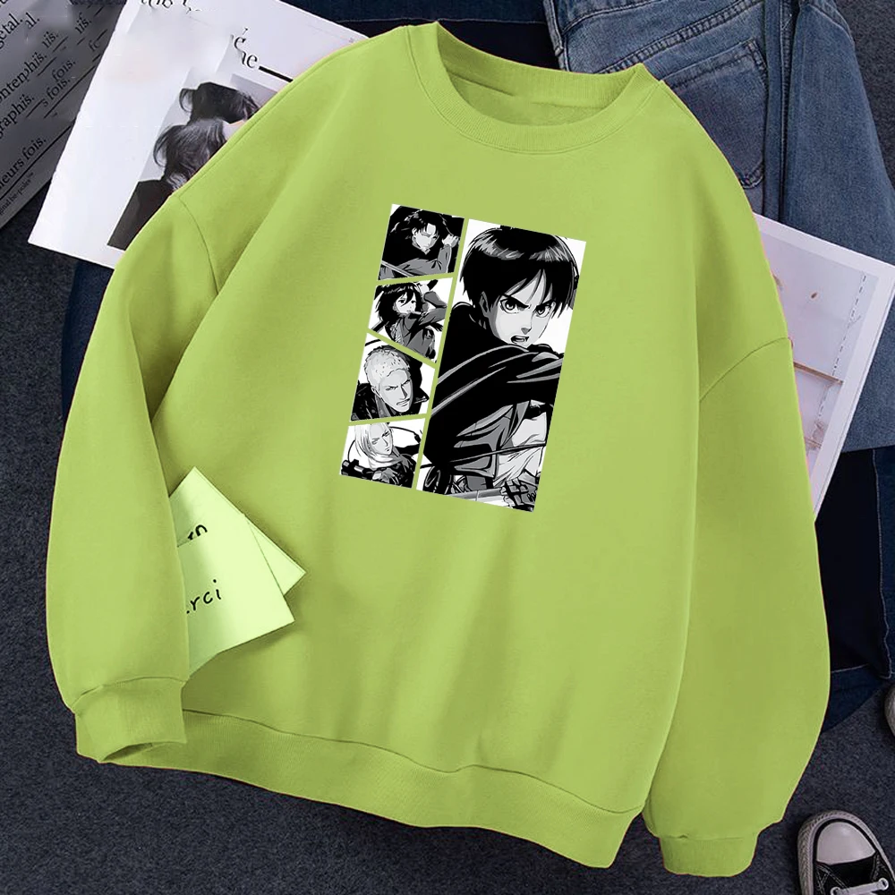 

Attack On Titan Cool Sweatshirts Autumn Fashion Loose Cotton Hoodie Fashion Hip Hop Streetwear Casual Vintage Men Sweatshirt