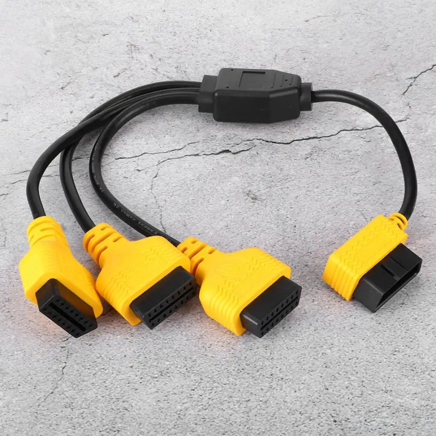 

OBD2 Extension Cable 1 to 3 Converter Adapter 50 cm OBD2 Extension Y Line J1962M to 3-J1962F