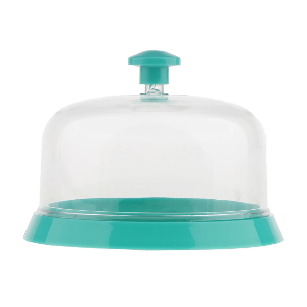 Blesiya Watchmaker Watch Parts Holder Tray Dust Cover 6 Slots Organizer Blue