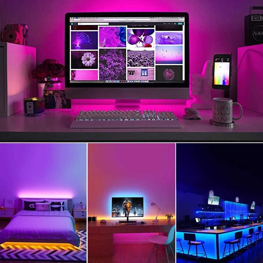 Светодиодная лента RGB светильник 3528 Водонепроницаемая светодиодсветильник 10 м