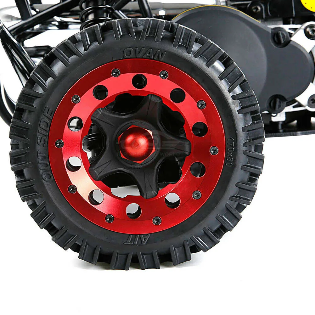 Сплав CNC внешнее кольцо Beadlock набор подходит для 1/5 HPI ROVAN ROFUN KM GTB TS BAJA 5B|Детали и