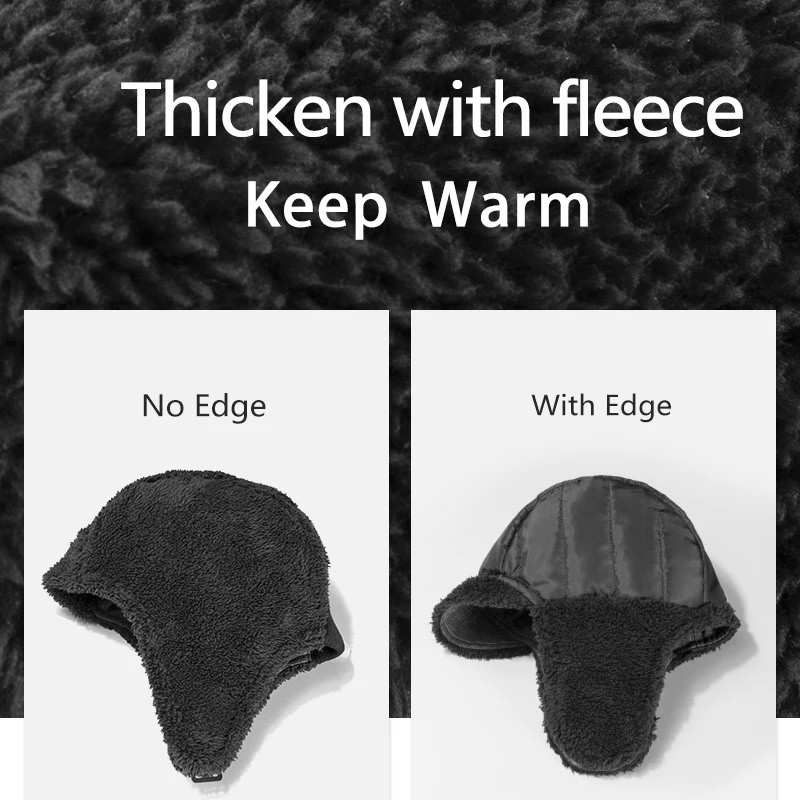 Ветрозащитная флисовая шапка ROCKBROS сохраняющая тепло для катания на лыжах и