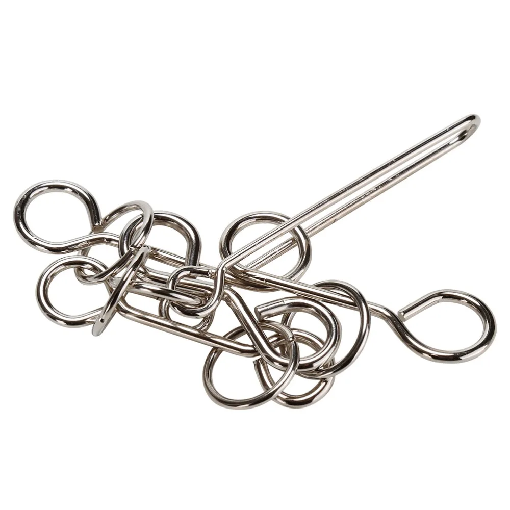Волшебная Metal Ring Puzzle SolutionAlloy развивающие игры терпения практики мульти-образный