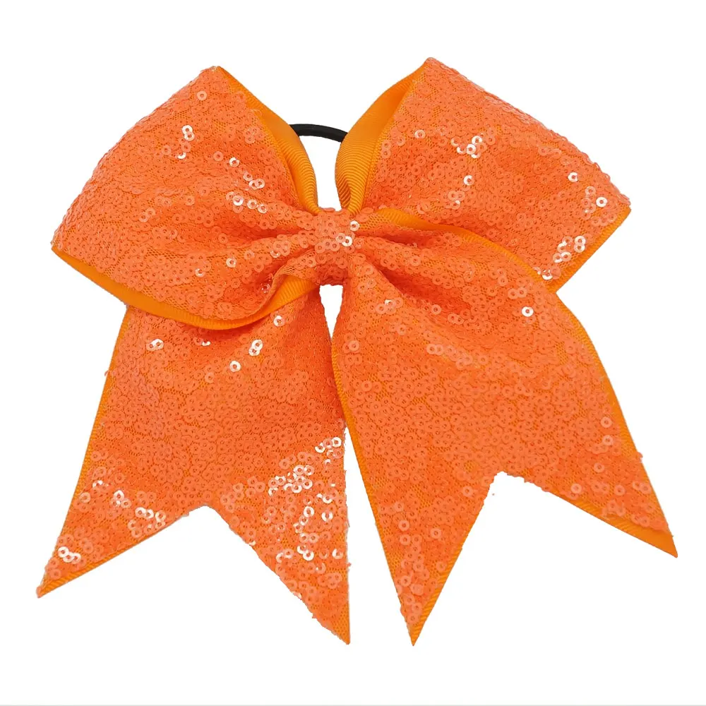 CN 8 &quotМодные ручной работы с блестками и украшениями в Cheer луки для девочек