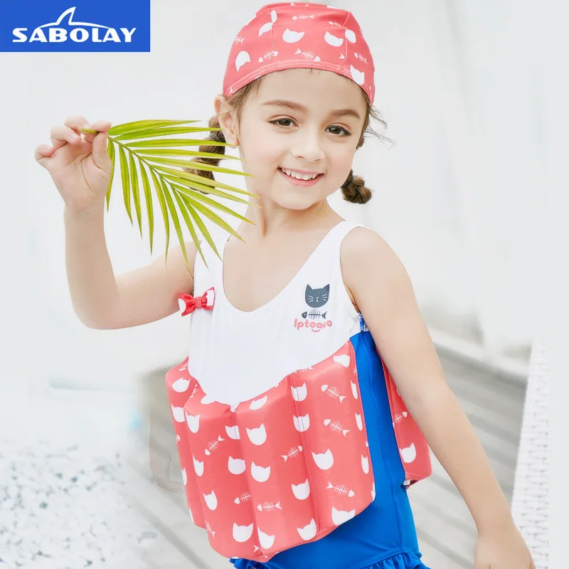 Детская спортивная одежда летняя плавучая жилетка купальный костюм купальник
