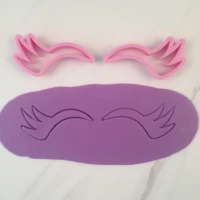 unicorn lashes stencil lashes cookie stencil cookie stencil seal model baking mold diy cake tool 3d printing custom