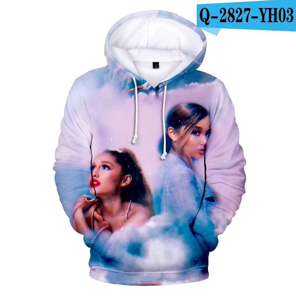 3D New Fashion Beautiful Ariana Grande 3D Hoodies Women/Men Ariana Grande Spring Autumn Casual 3D Harajuku Girl's Hoodies Tops - Цвет: 3D