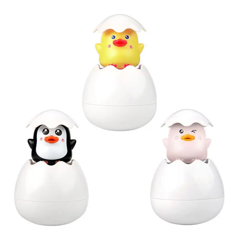 

Egg Water Spray Sprinkler Bathroom Sprinkling Shower Swimming Water Toys Baby Bathing Toy Kids Cute Dinosaur Duck Penguin Gift