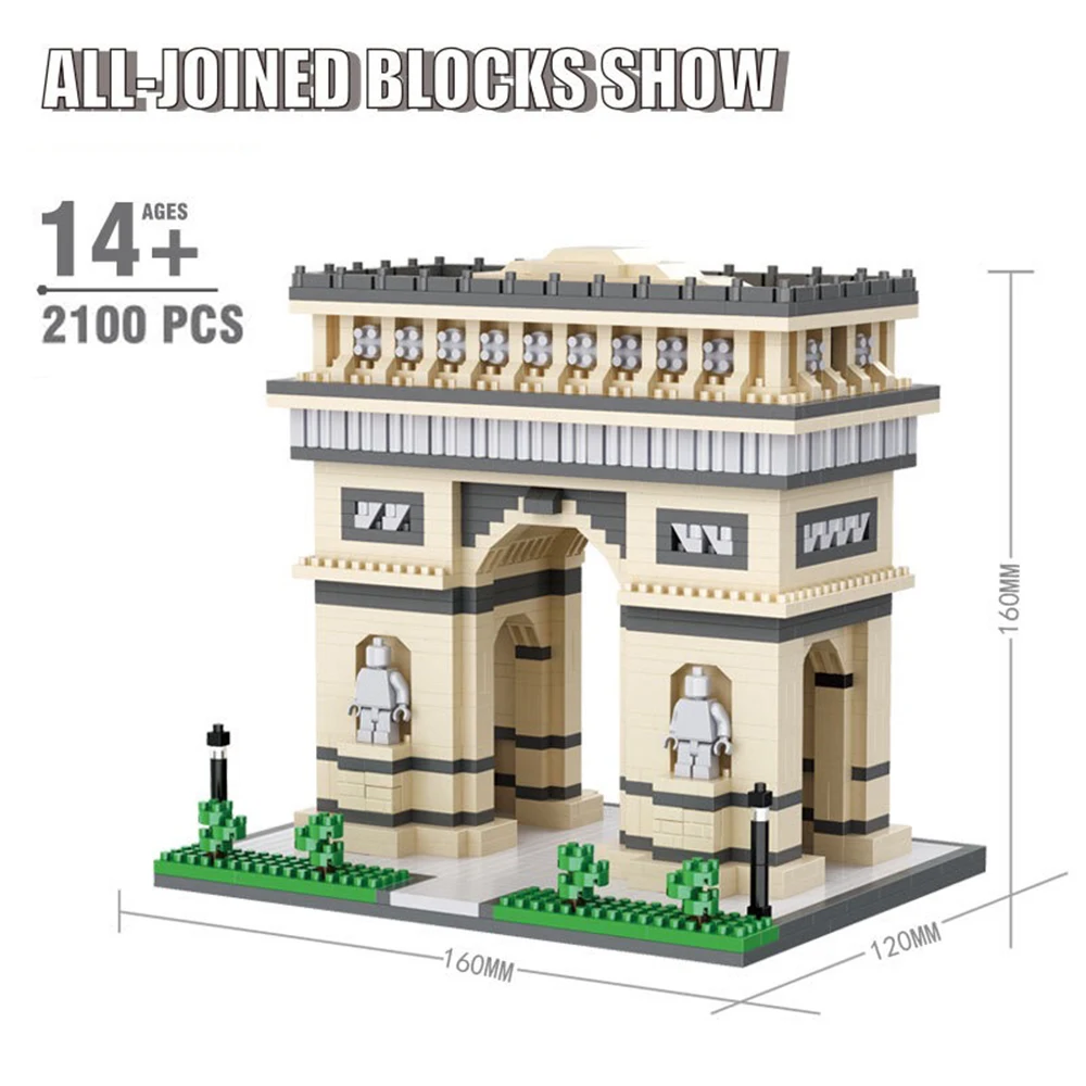 Конструктор Архитектура города для детей конструктор с изображением Эйфелевой