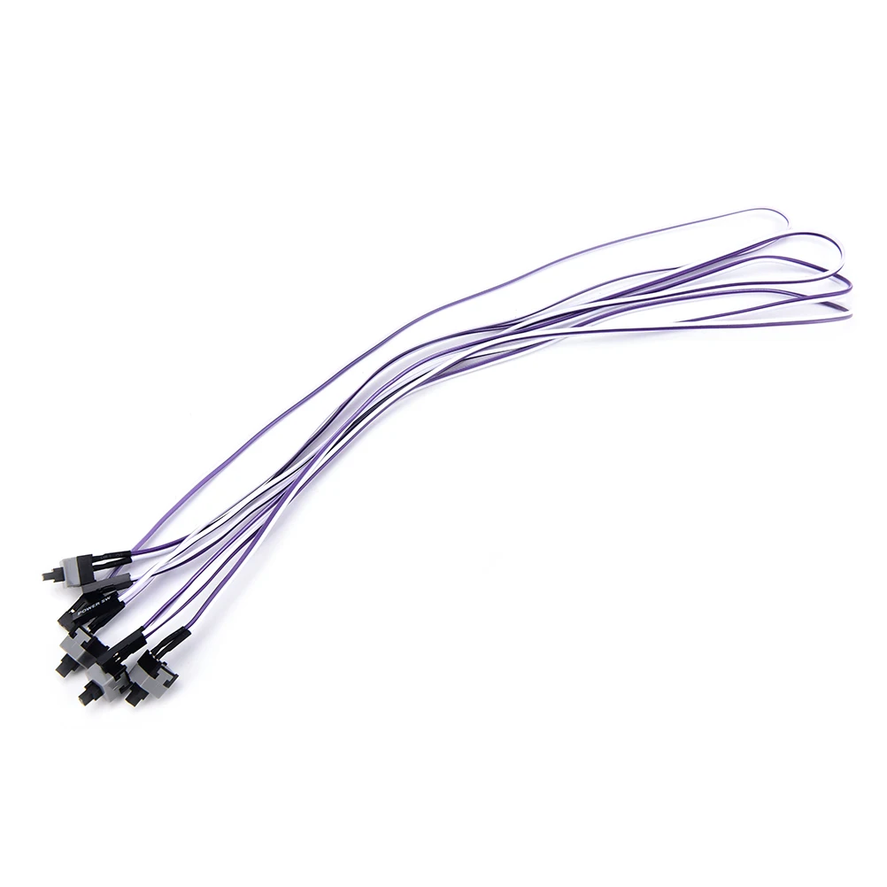 4pcs Computer Motherboard Power Cable Switch Push Button On/Off/Reset Replacement Momentary Connector | Обустройство дома
