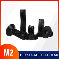 m2 m2 5 m3 m4 m5 m6 alloy steel black grade 12 9 hexagon hex socket flat head countersunk screw