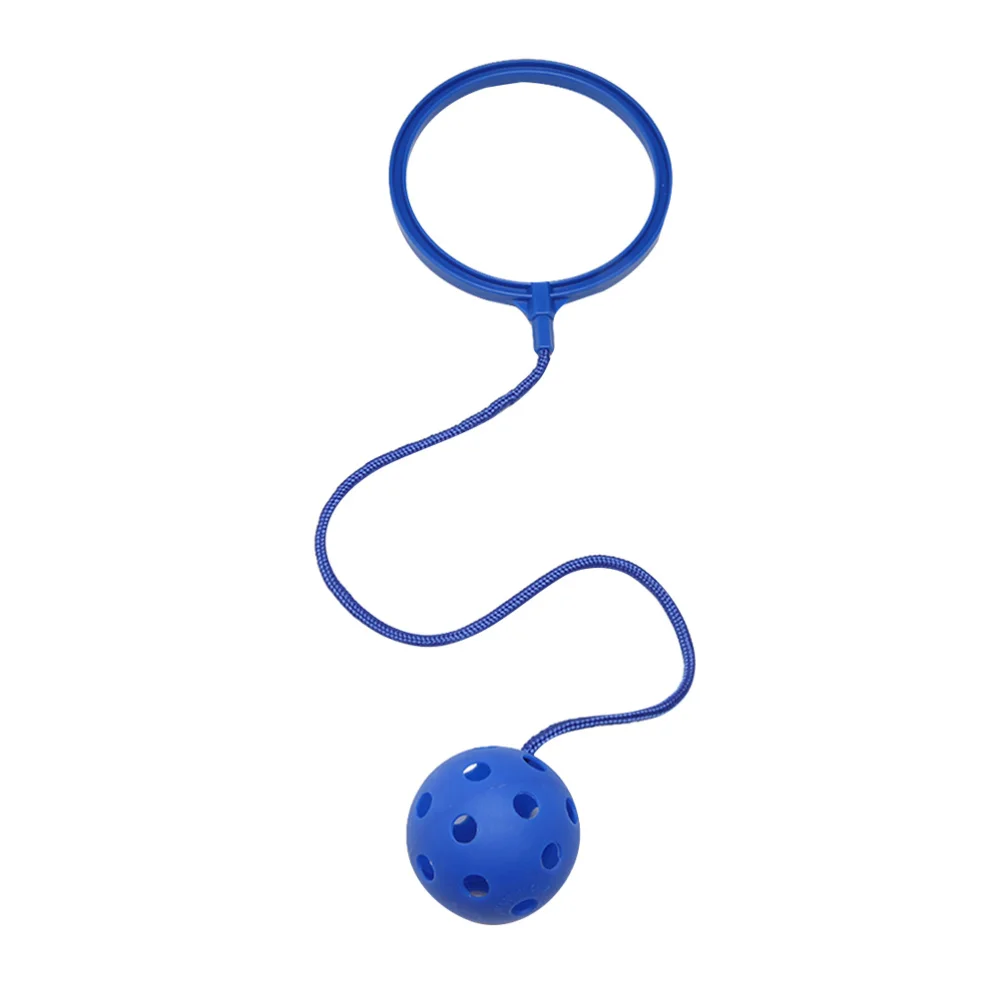 

4pcs Elasticity Fitness Toys Rotating Jumping Ring Single Foot Toys for Kids (Blue Orange Yellow and Green)