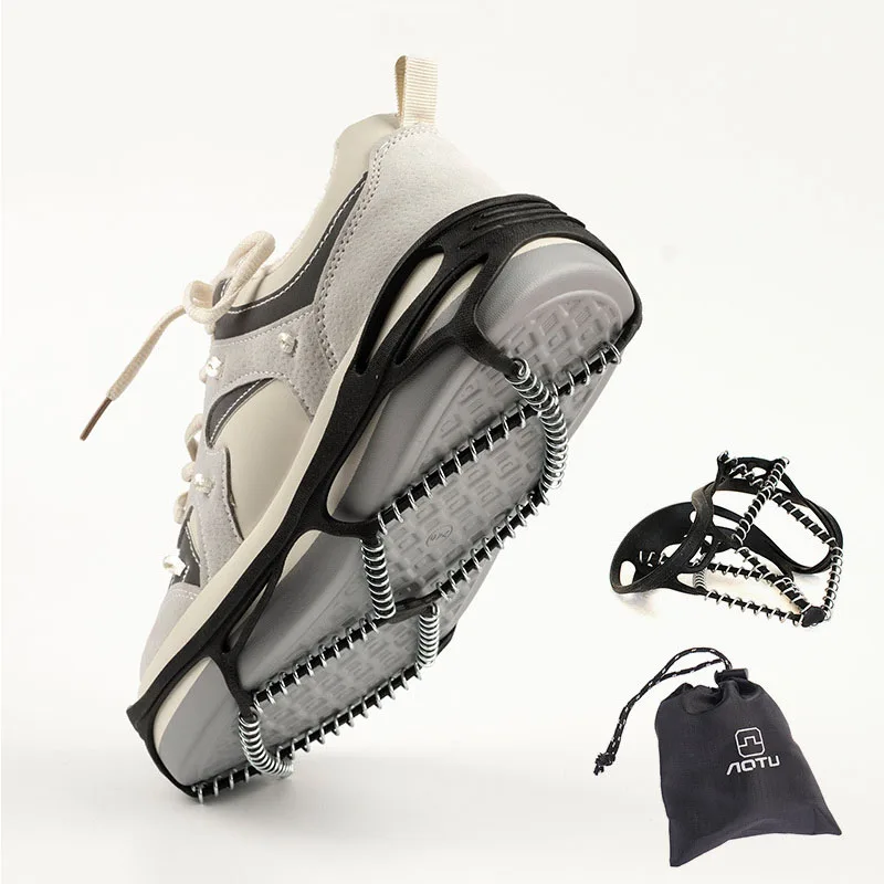 

Camping Winter Anti-Slip Shoe Cover Crampons Accessories Anti-Fall Outdoor Hiking Shoe Cover Accessories for 35-45 Size Shoes