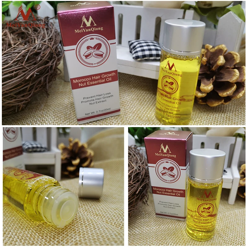 

10 PSC MeiYanQiong Moroccan Care Oil Nourishes Shiny Hair To Help Grow Faster And Make Hair More Flexible Hair Care Improve Dry