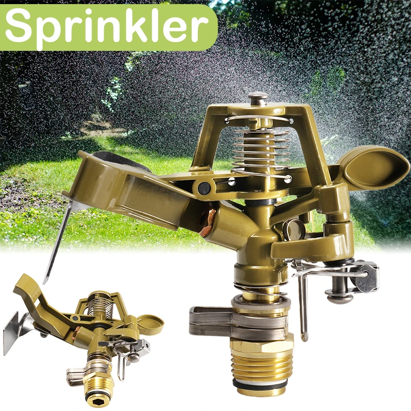 

For Gardening 1/2" Farm Irrigation Rocker Sprinklers 360 Degree Rotating Nozzle Jet Sprinkler For Garden Agriculture Irrigation