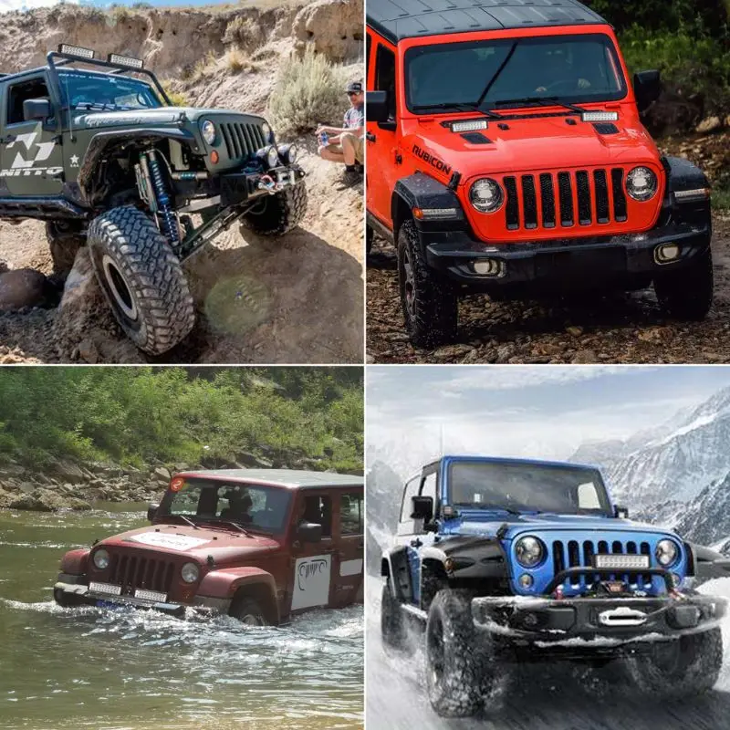 

6 Inch 60W LED Work Light Bar Double Color Yellow White Driving Headlight Projector Fog Road Lamp Offroad Car Accessories