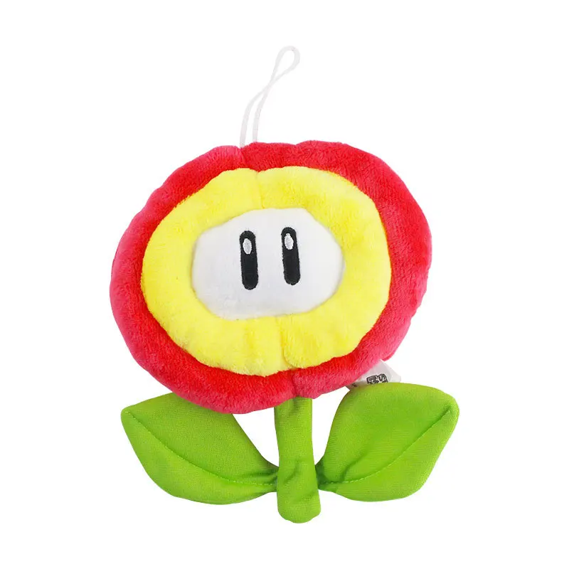 17 см мультяшная игра плюшевая игрушка Марио Брос Красный Пламя цветок синий