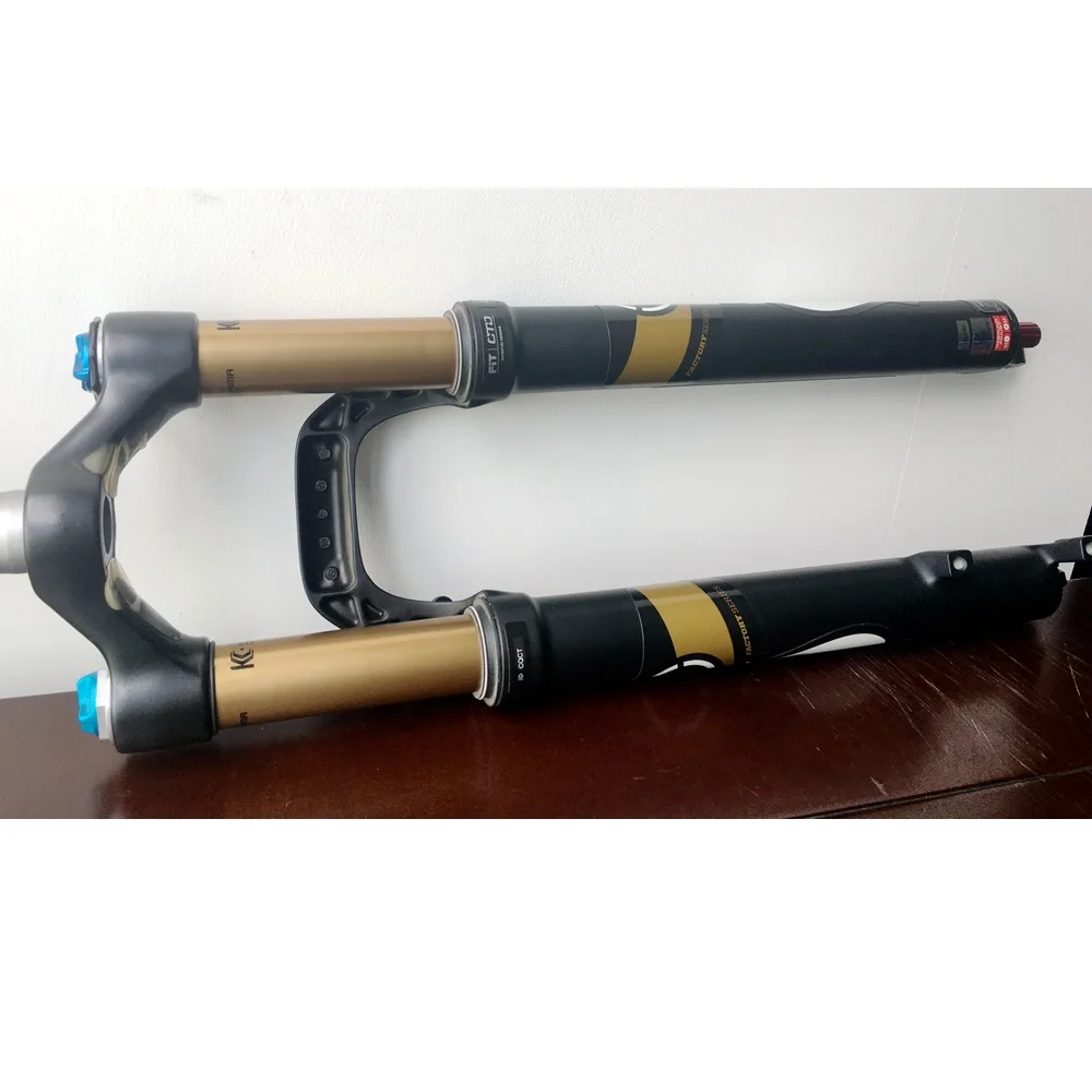 Fox 32 Fit CTD передняя вилка Касима золото 100 мм путешествие 1-1/8 &quotsteerer труба