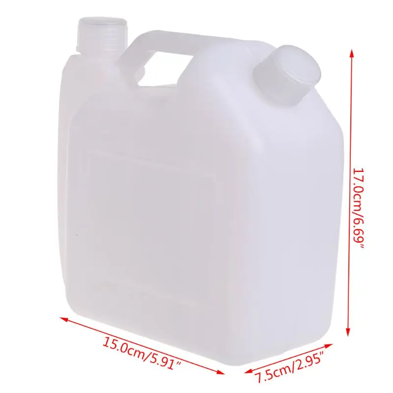 

1.5L Litre 2-Stroke Petrol Fuel Oil Mixing Bottle Tank For Trimmer Chainsaw Tools Parts 1:25