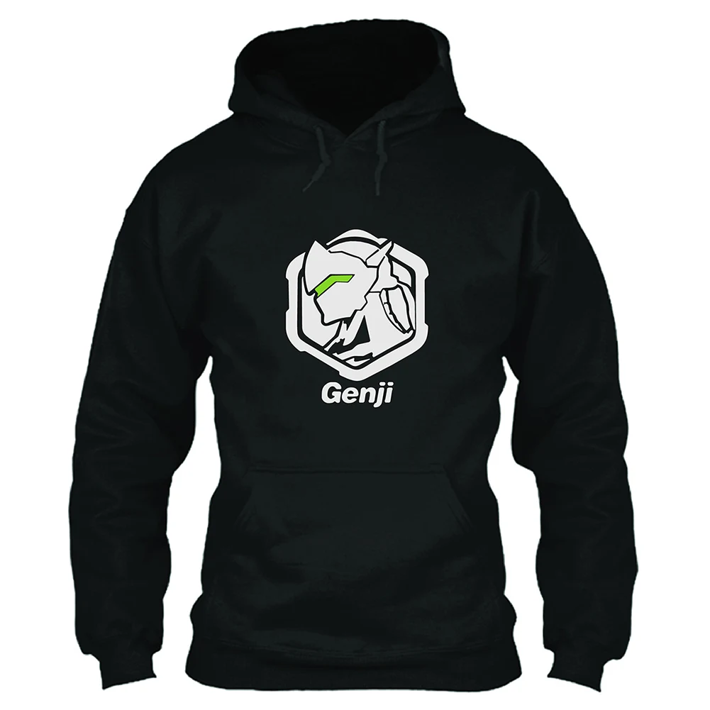 Толстовка OW DVA для косплея толстовка Genji с капюшоном и принтом на Хэллоуин