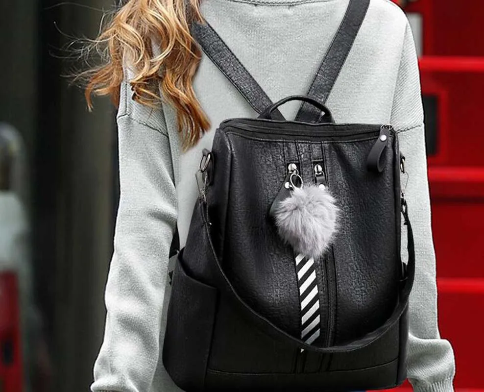 

Оптовая продажа, Бесплатная доставка, модные стильные мягкие сумки через плечо из искусственной кожи, Женский вместительный рюкзак, повсед...