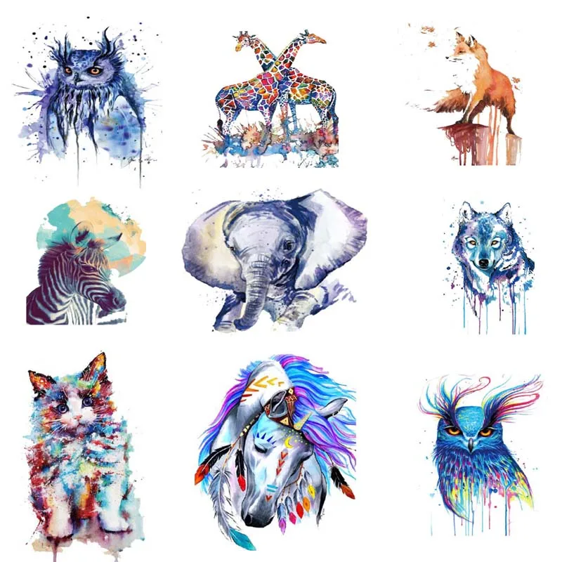 

Нашивки для одежды с принтом «Тигровая лошадь»