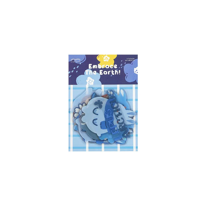 

Mohamm 20Pcs Animals Embrace The Earth Series Stickers Decoration Scrapbooking Paper Creative Stationary School Supplies
