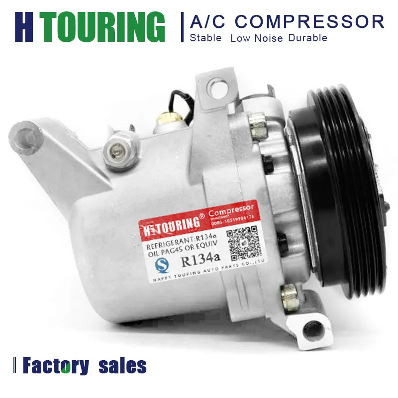 Компрессор кондиционера CR07 для SUZUKI Jimmy 2001-2010 95201-57M00 9520157 М00 9520077 ГБ2 9520177