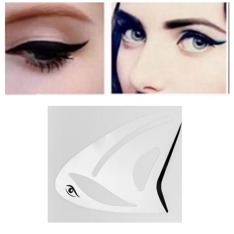 2 шт. трафарет для макияжа глаз 1 шт./4 шт.|Трафареты бровей| |