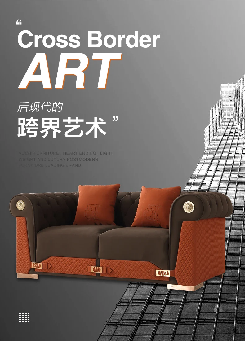 Комплект диванов из натуральной кожи для гостиной 2 + 3 места | Мебель