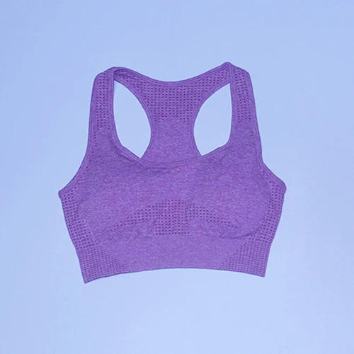 Pink bra Vital бесшовный спортивный костюм, спортивный комплект, женская одежда для тренировок, бесшовные леггинсы, спортивный бюстгальтер пуш-ап, укороченный топ с длинными рукавами, комплект из 3 предметов для йоги - Цвет: Pink bra