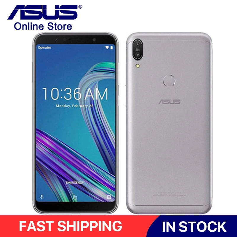 Смартфон ASUS ZenFone Max Pro M1 ZB602KL X00TDB 4+64ГБ Snapdragon 636 6 дюймов 18:9 4G LTE|Смартфоны| |