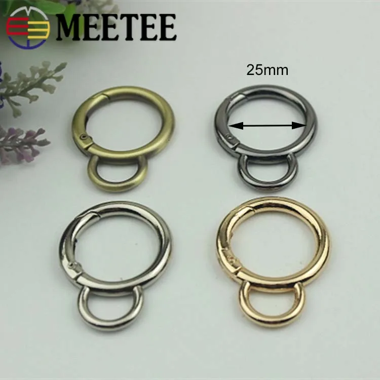 5 шт. уплотнительных колец открывающийся металлический мешок пряжки Крючки