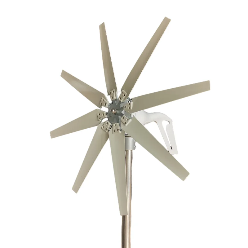 Ветряная Турбина 800 Вт 8 лопастей 12 В 24 кВт для использования на лодке или в саду -