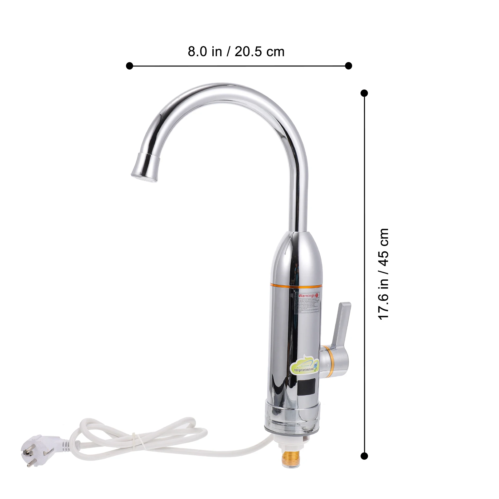 

1 Set Electric Hot Water Faucet Household Instant Heat Water Tap (EU Plug)