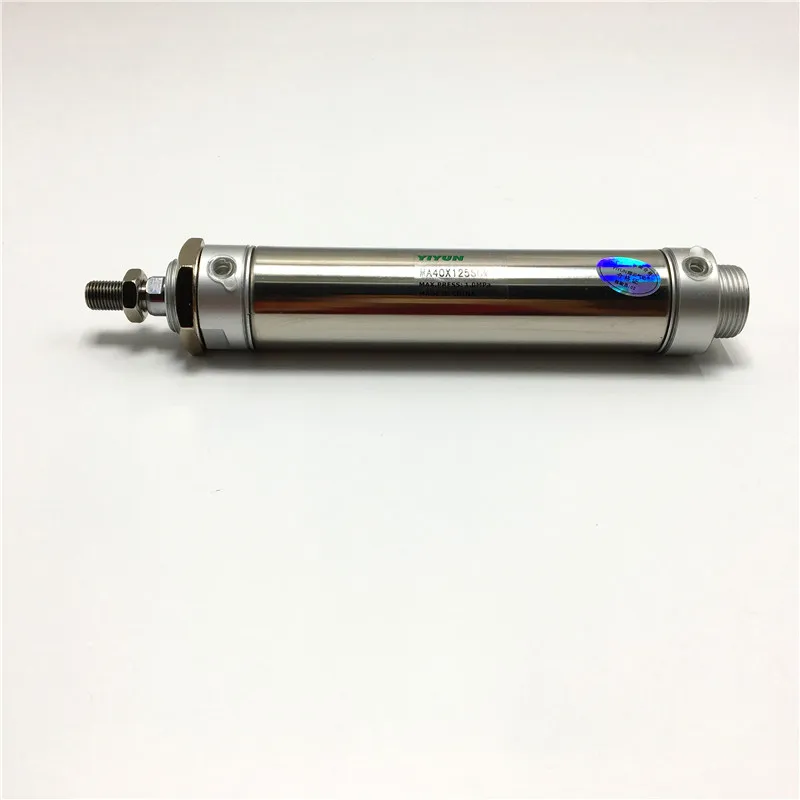 

MA40X125SCM yiyun Stainless steel compound mini cylinder With a magnet Pneumatic components Pneumatic tools MA series