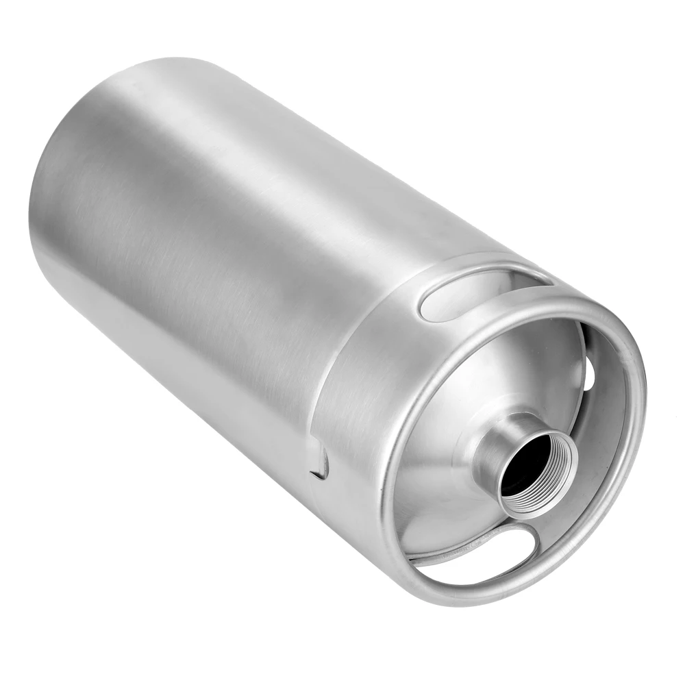 Мини пивной бочонок из нержавеющей стали с регулируемым краном и СО2 инжектором