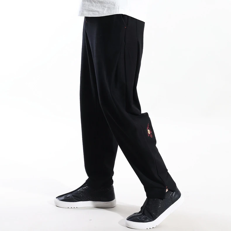 Original Men Pants Male Joggers Commercial Loose Casual Business Trousers Men's Hip Hop Harem Streetwear Cotton Clothing Straig | Мужская