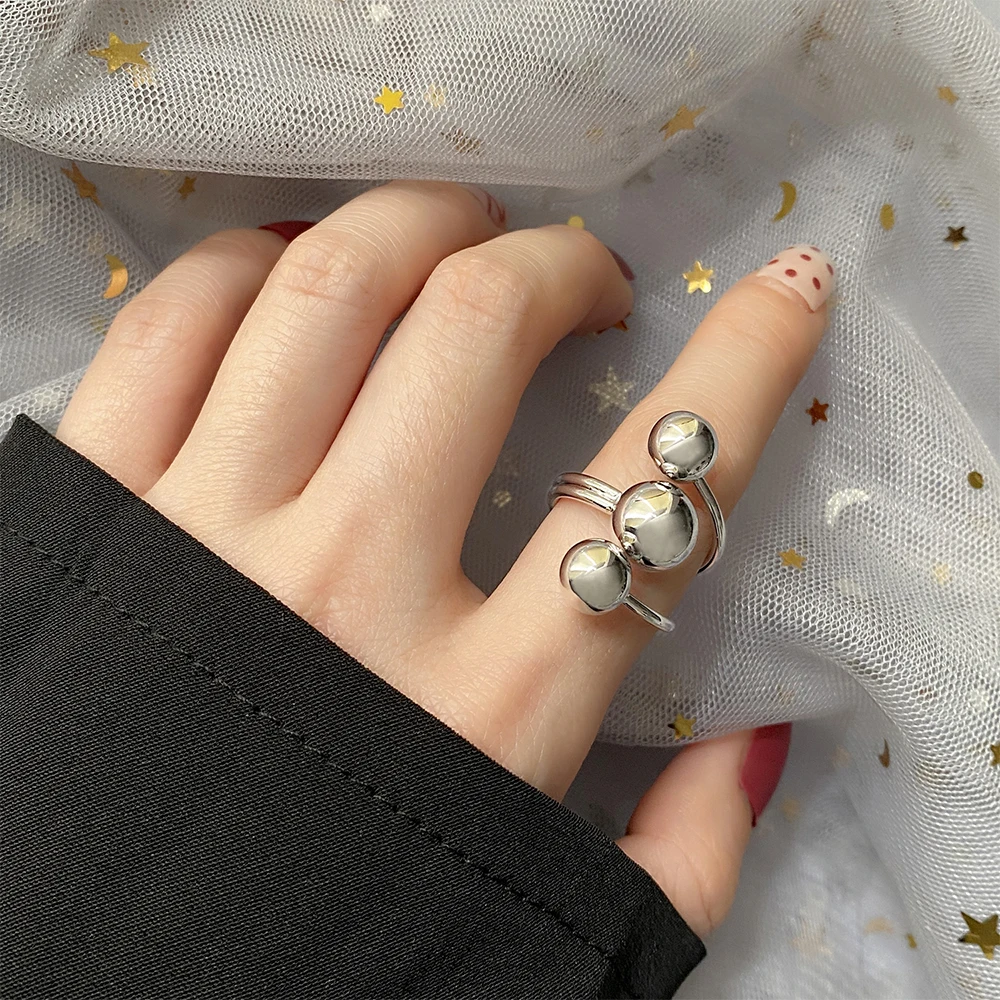 IPARAM новый дизайн панк металлическое очаровательное кольцо массивное минимализм