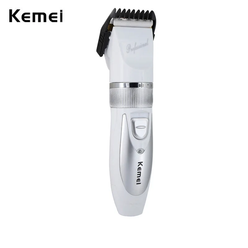 

Kemei Professional Rechargeable Electric Ceramic Blade Hair Clippers Beard Trimmer Removable Adjustable Blade Haircut Machine
